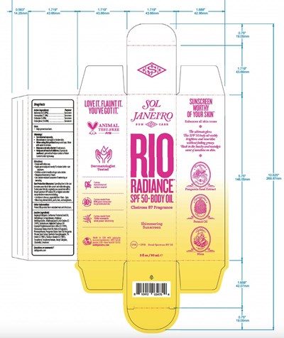 Rio Radiance Spf 50 Body Oil_carton (Rio Radiance Spf 50 Body Oil Carton)